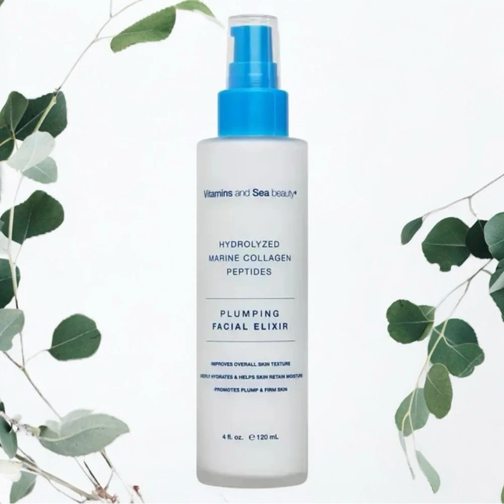 Vitamins & Sea Beauty Plumping Facial Elixir - Marine Collagen Peptides